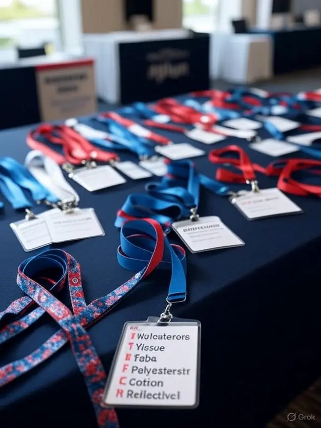Cetak Lanyard Perusahaan, Ini 6 Jenis Bahan yang Bisa Dipakai